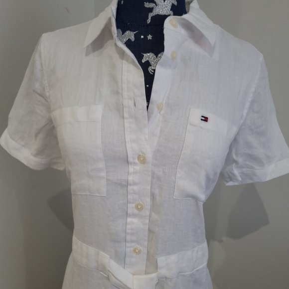 **SOLD**Tommy Hilfiger Alisa Linen Shirt Dress - Picture 15 of 15